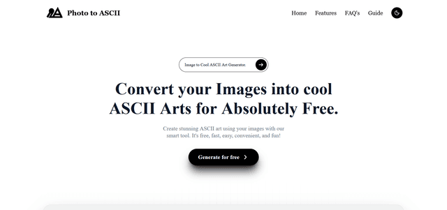 Ph2as - Image to ascii art generator